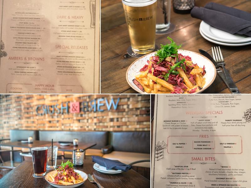 Crush & Brew Menu