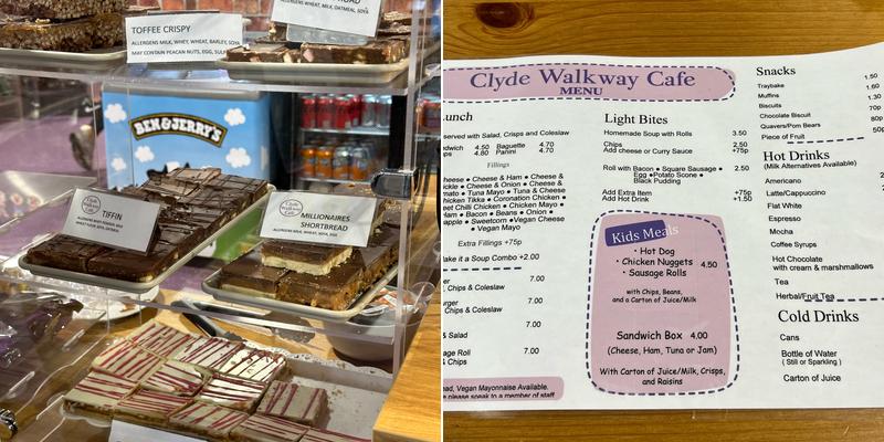 Clyde Walkway Cafe Menu