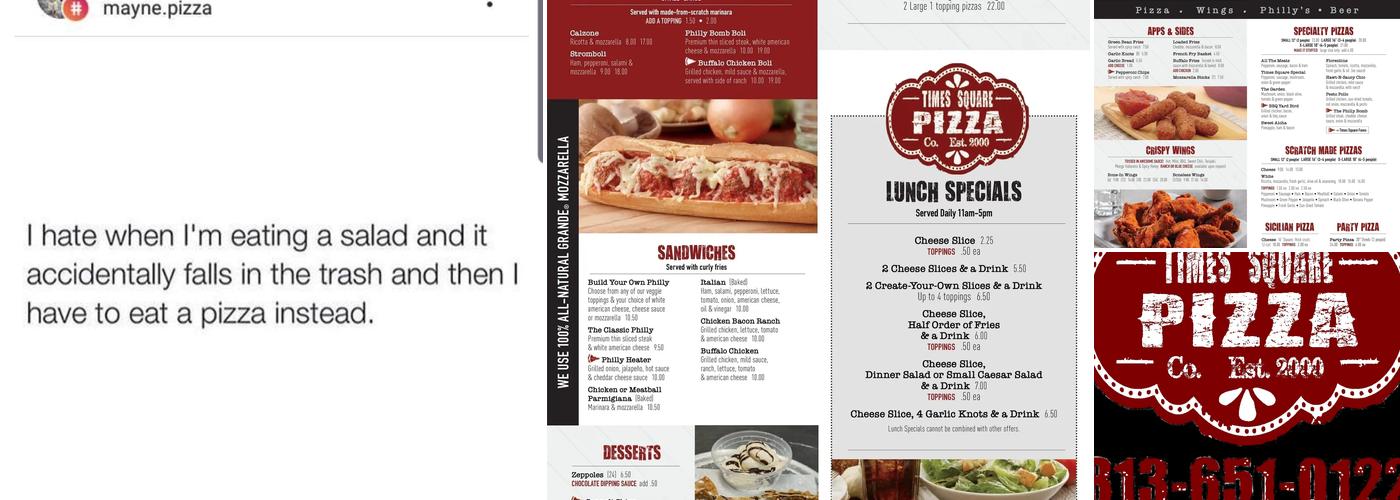 Times Square Pizza Co Menu