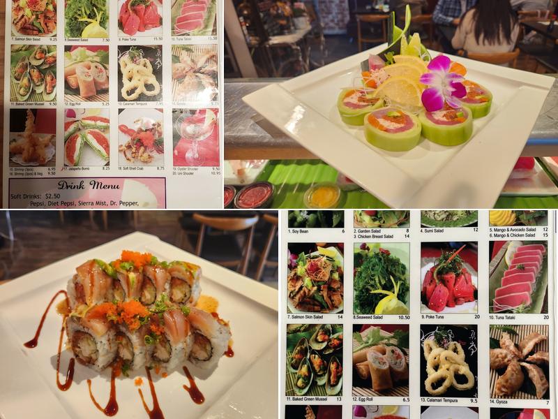 California Sushi and Teriyaki Menu
