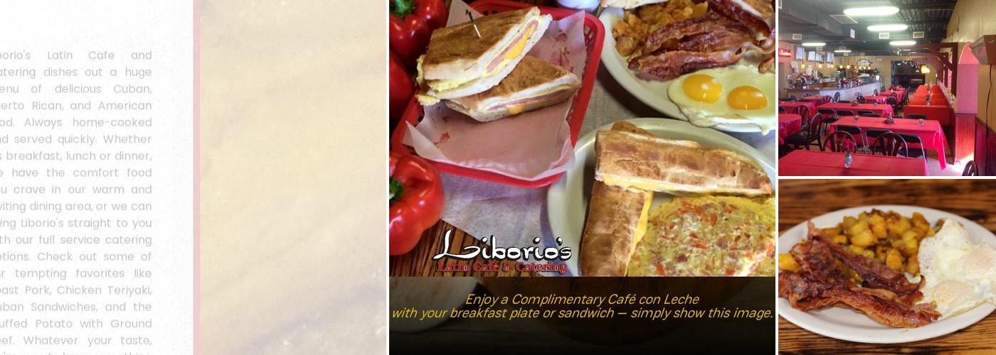 Liborios Latin Cafe & Catering Menu