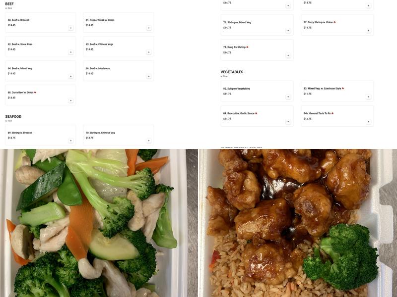 China Fun Menu