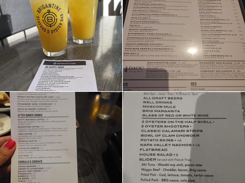 Brigantine Seafood & Oyster Bar Menu