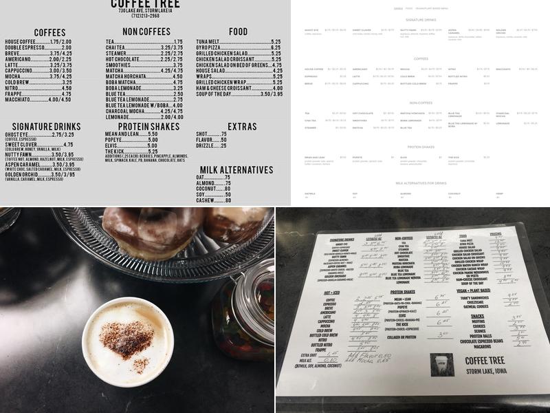 Coffee Tree Menu