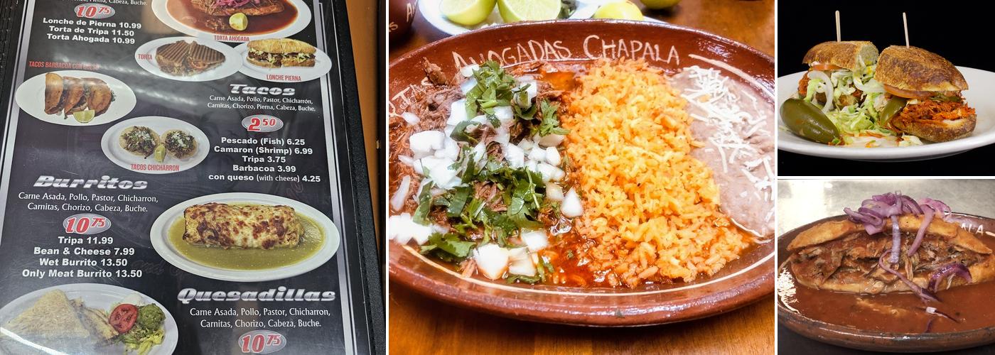 Tortas Ahogadas Chapala Menu