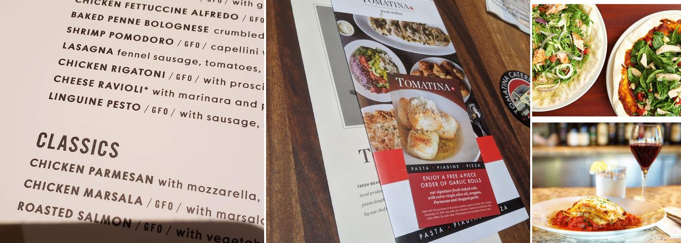 Tomatina Menu