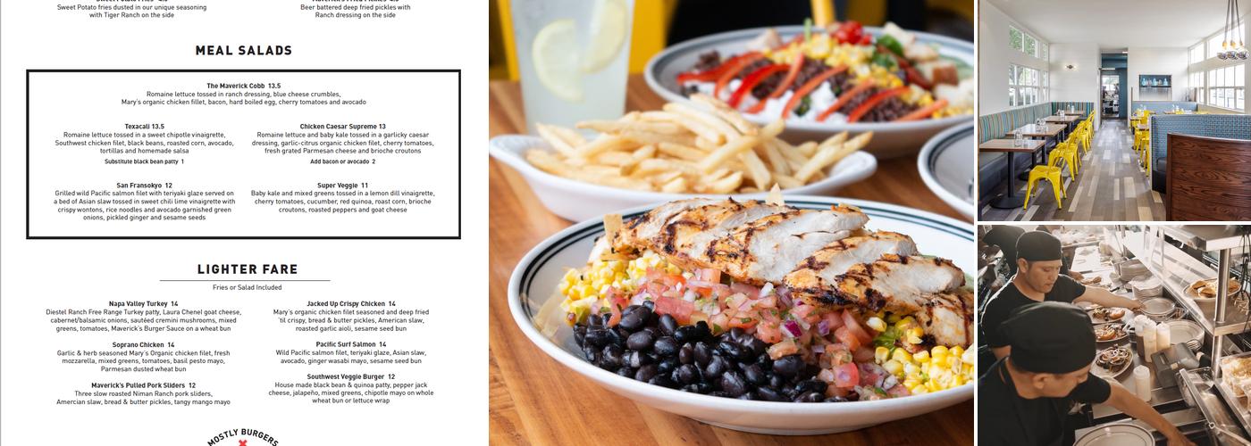 Maverick Jack's Menu