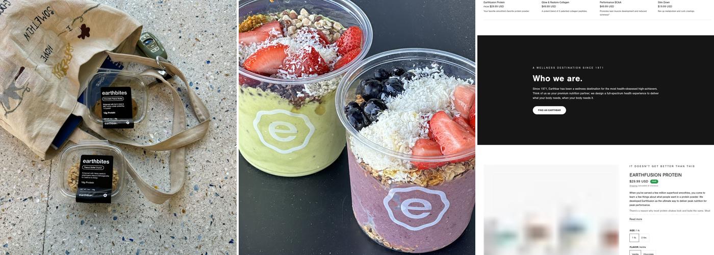 Earthbar Menu