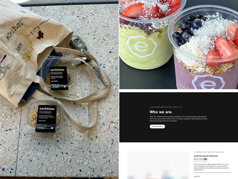 Earthbar Menu