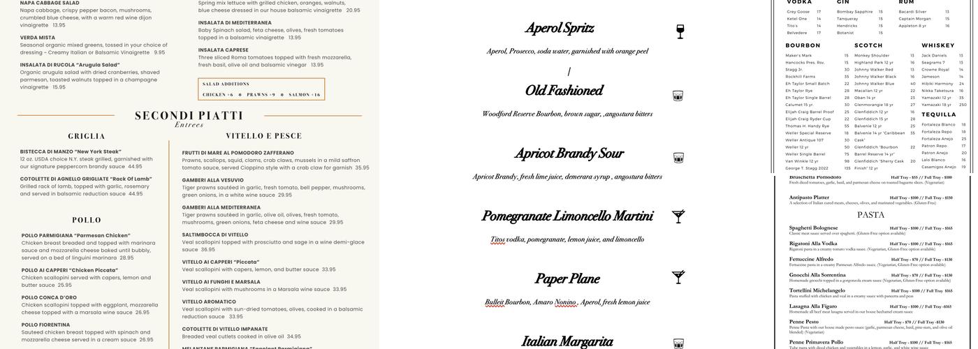 Cafe Figaro Menu
