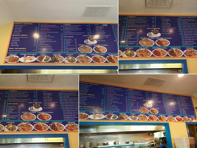 El Charrito Menu