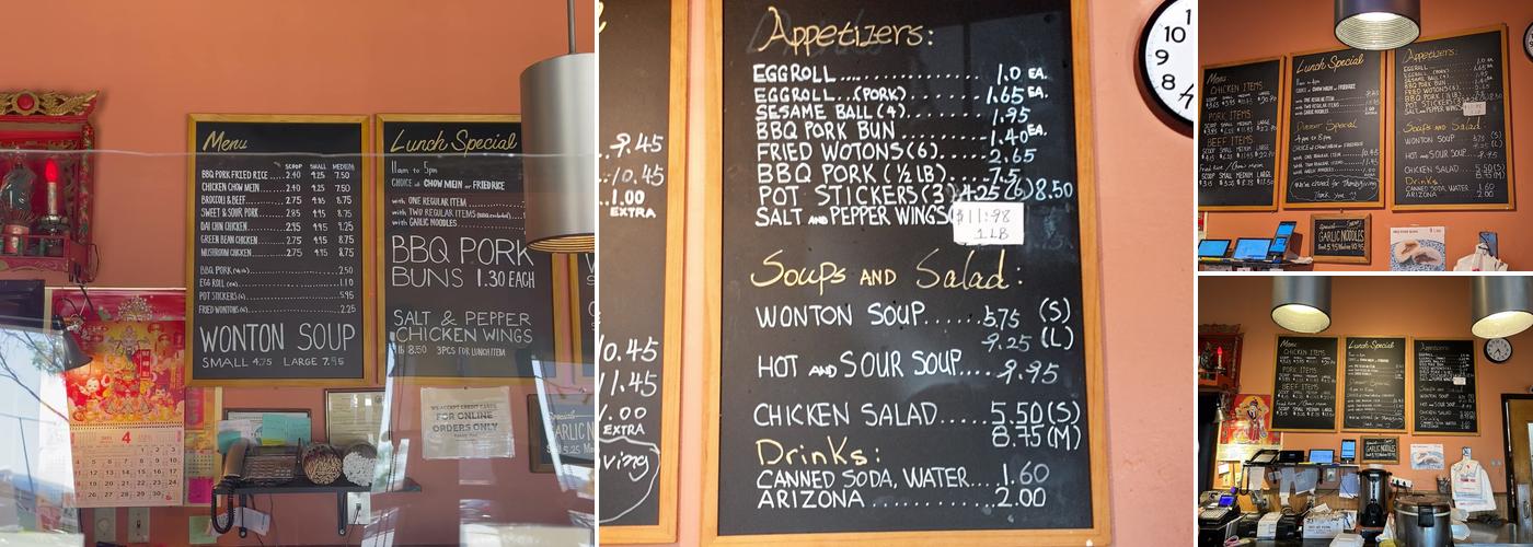 Rickshaw Corner Menu