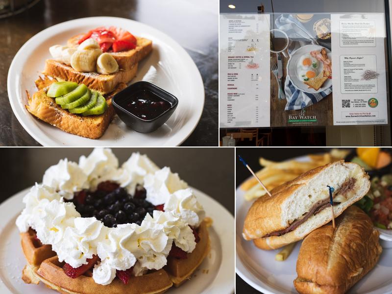 Bay Watch San Mateo Menu