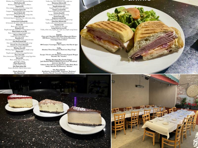 B Street & Vine Menu