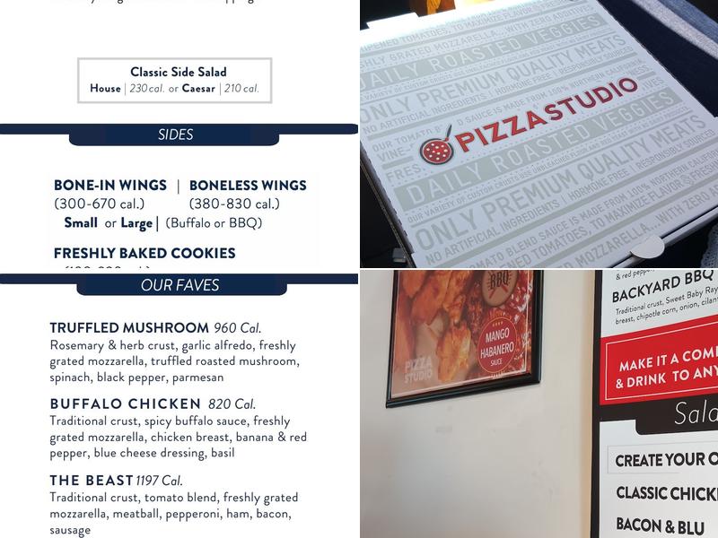 Pizza Studio Menu