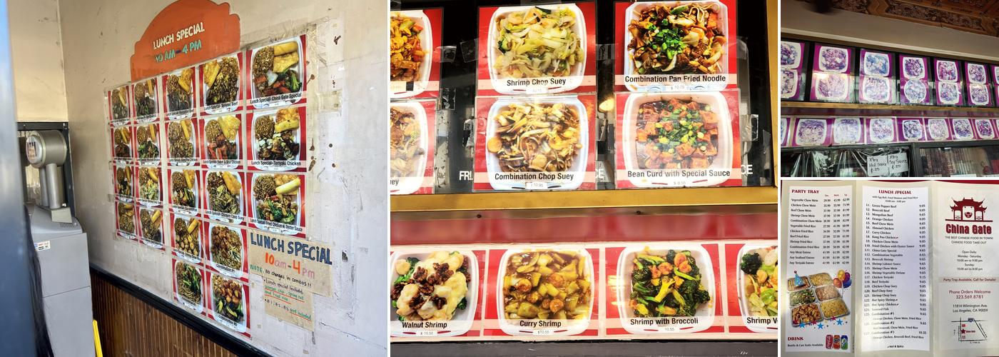 China Gate Menu