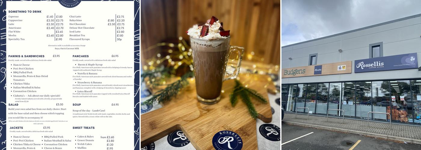 Rossellis Coffee House Menu