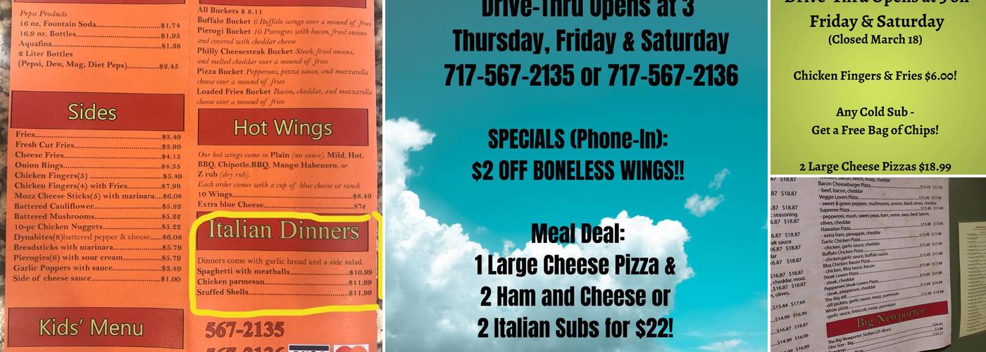 Zeiderelli's Pizza & Subs Menu