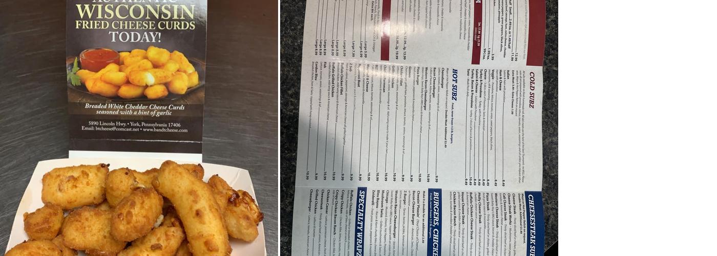 Zeiderelli's Pizza Menu