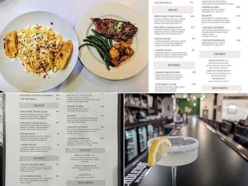 Reno's Place Bar and Grill Menu