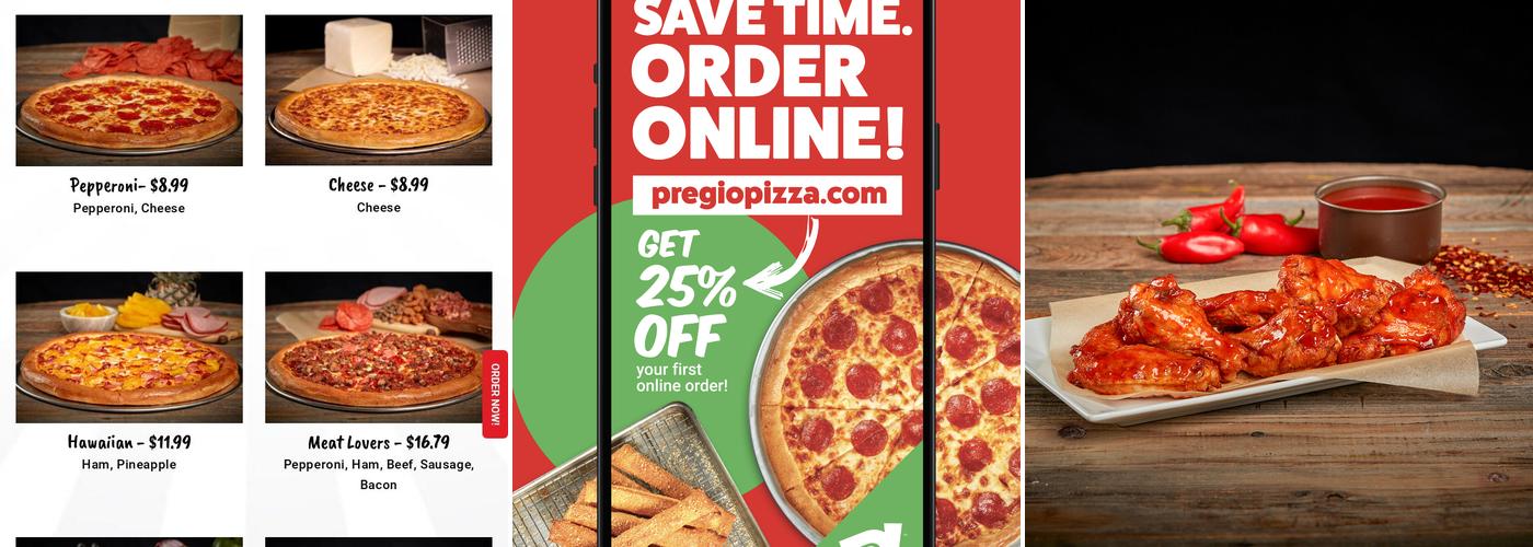 Pregio Pizza in Maywood, Ca Menu