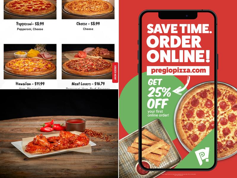 Pregio Pizza in Maywood, Ca Menu