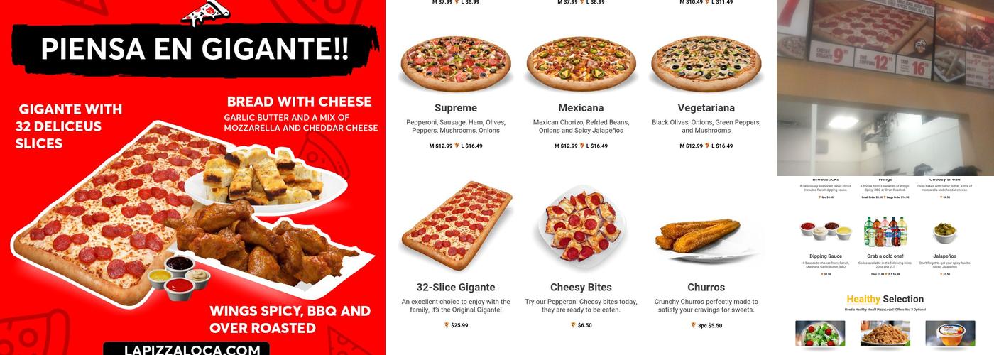 Pizza Loca Menu