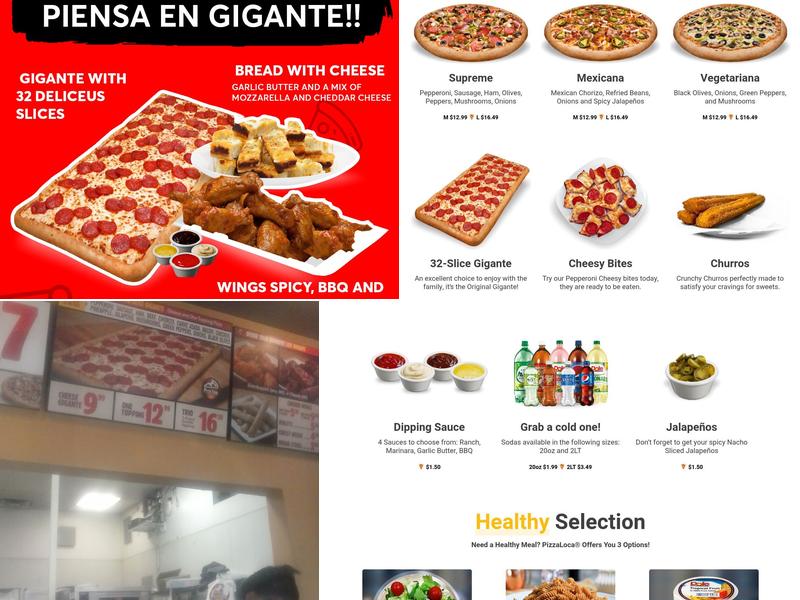 Pizza Loca Menu