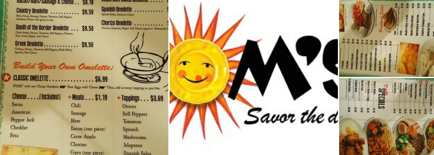 Tom's Famous Burgers 11 Menu