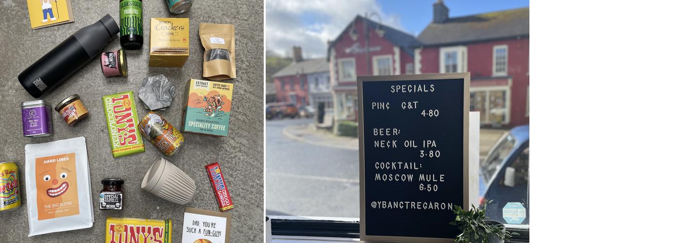 Y Banc Tregaron Menu