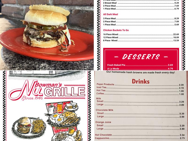 Nu Grille Menu
