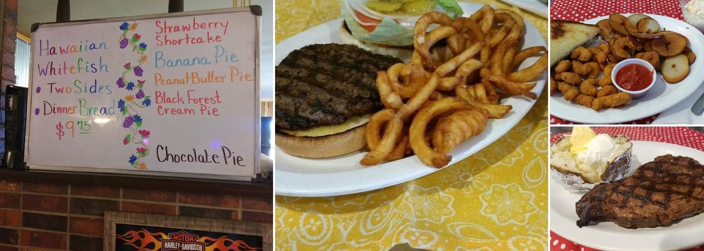 Aunt Toadies Menu