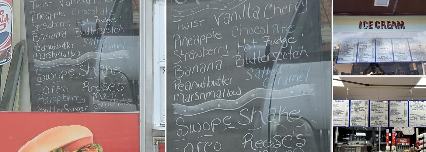 Swope's Drive-In Menu