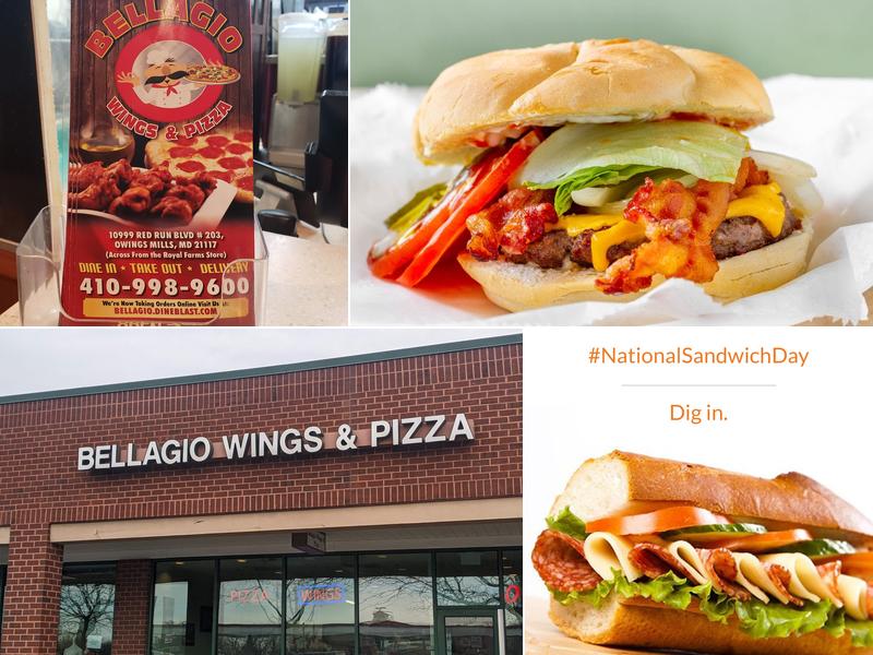 Bellagio Wings & Pizza 10999 Red Run Blvd # 203, Owings Mills