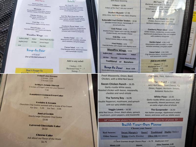 Woodfire kitchen Menu