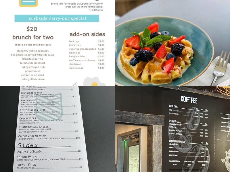 Cunningham's Cafe & Bakery Menu