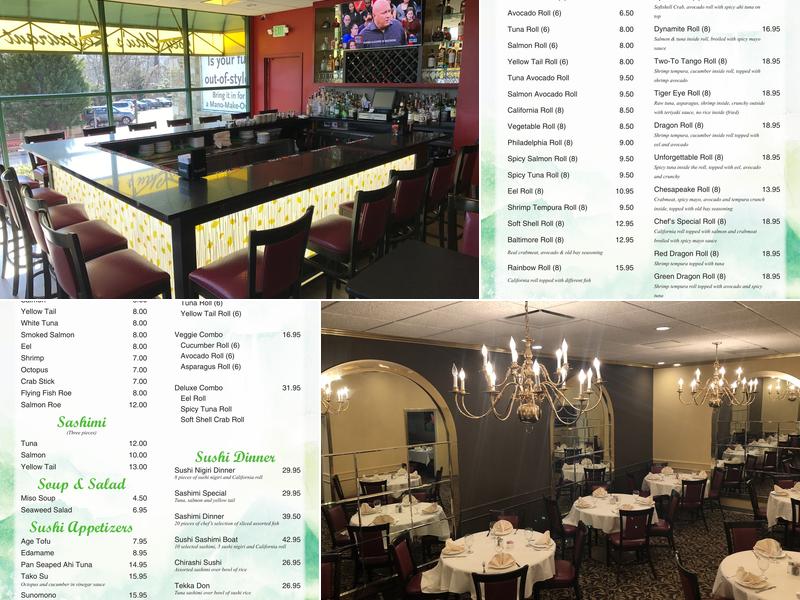 Joey Chiu's Greenspring Inn Menu