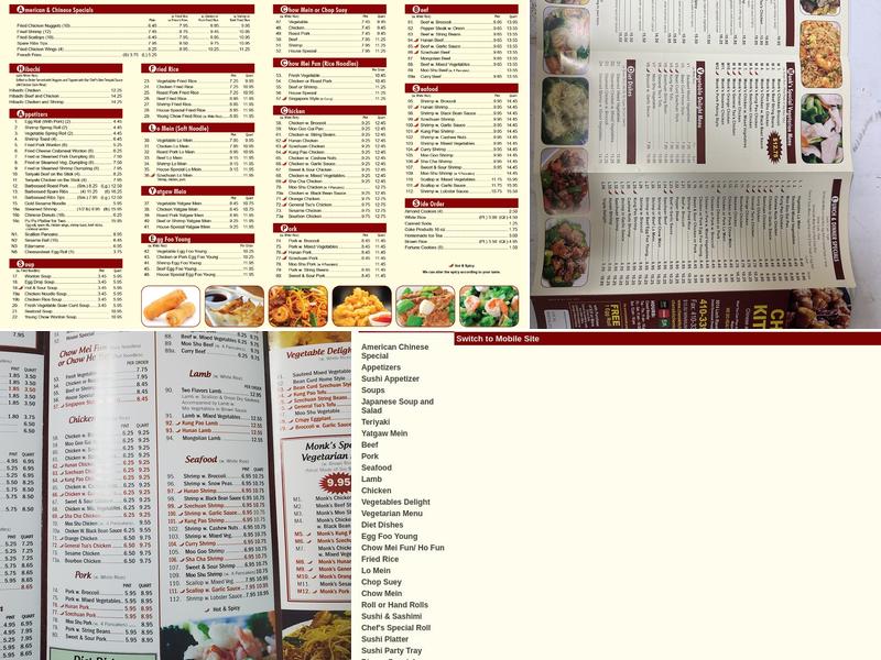 Chen's Kitchen Menu