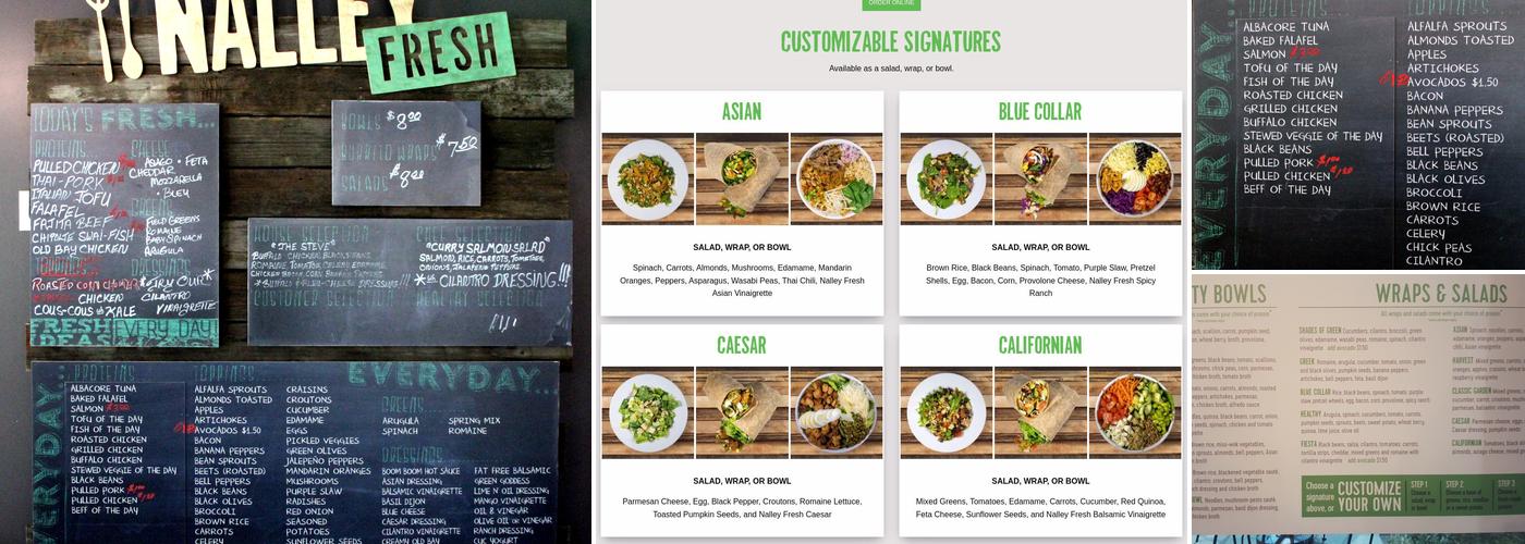 Nalley Fresh - Hunt Valley Menu