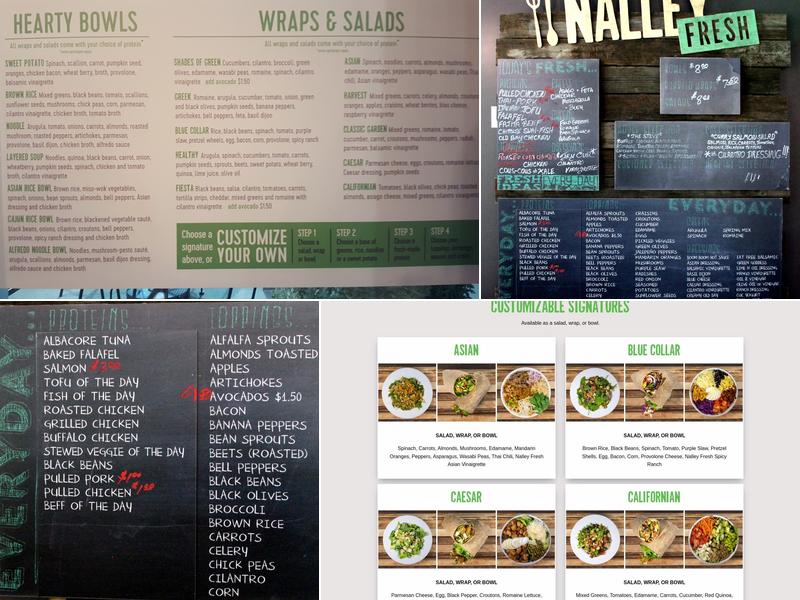 Nalley Fresh - Hunt Valley Menu