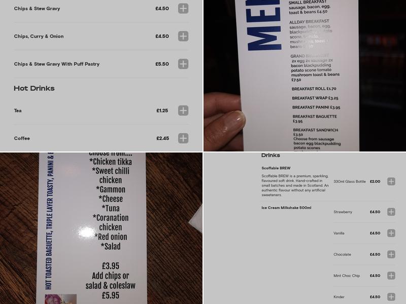 The Terrace Cafe Menu