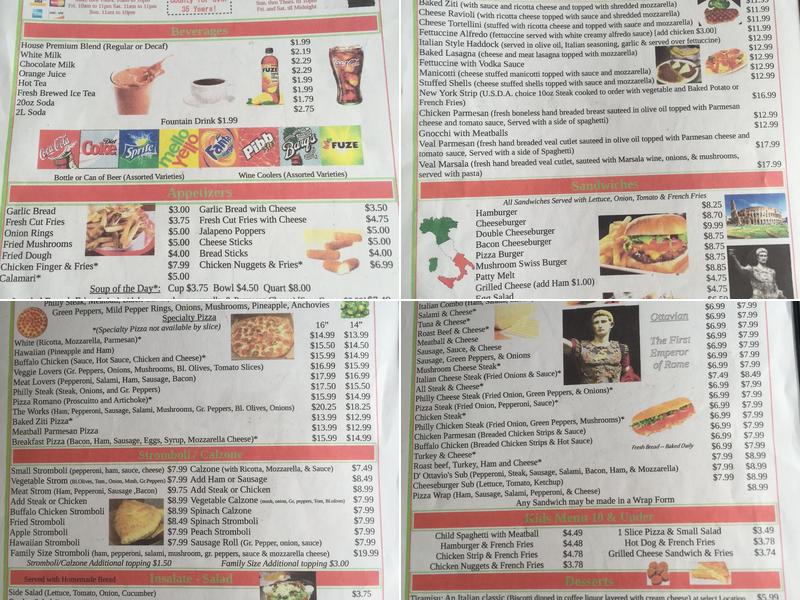 Ristorante Gran Sasso Menu