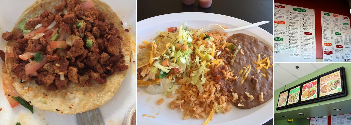 Junior's Taco Shop Menu