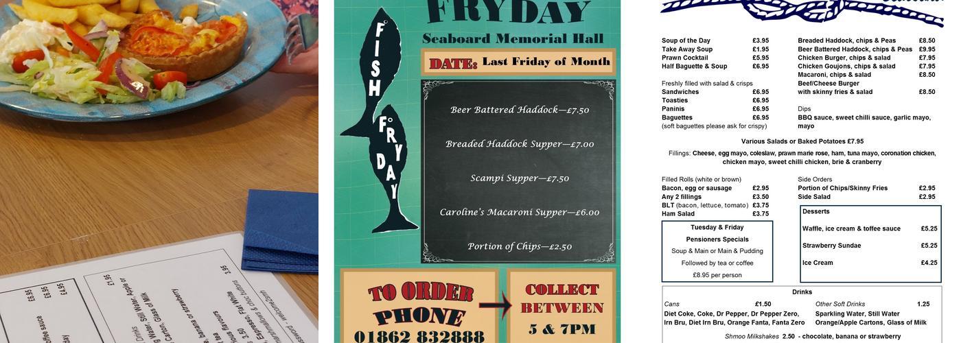 Seaboard Centre Menu