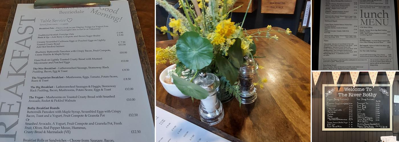 The River Bothy Menu