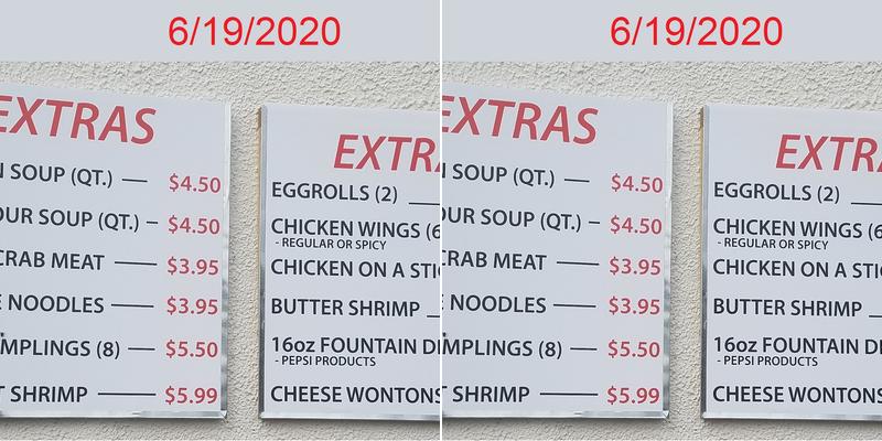 King Buffet Menu