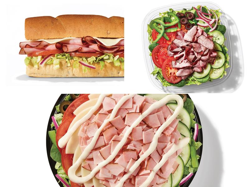 Subway Menu