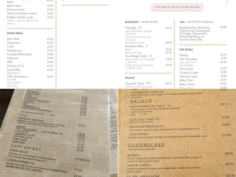 Fika Coffee House Menu