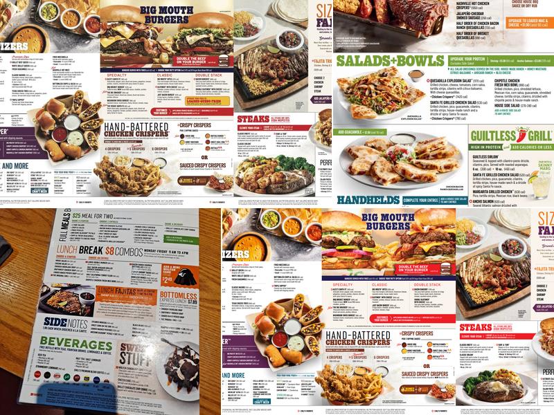Chili's Grill & Bar Menu