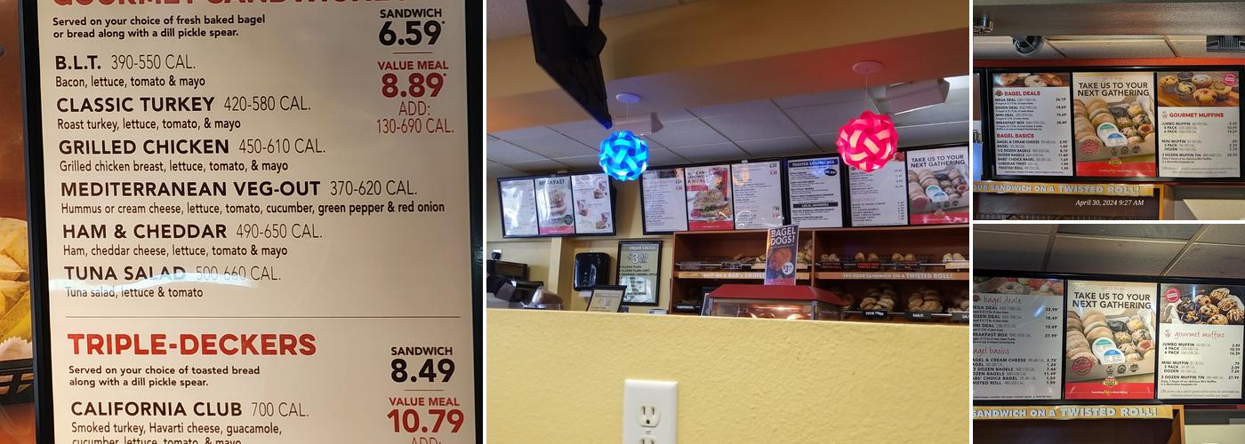 Big Apple Bagels Menu